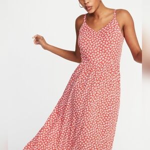 NWOT Old Navy Daisy Print Smocked Dress 100% Breathable Rayon